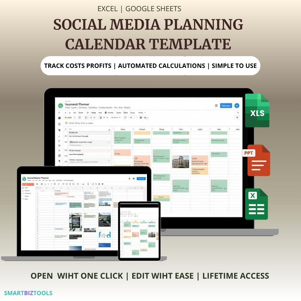 SOCIAL MEDIA PLANNING CALENDAR TEMPLATE