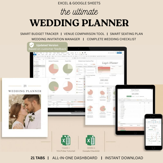 Ultimate Wedding Planner & Spreadsheet