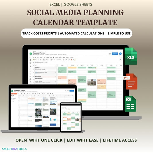 SOCIAL MEDIA PLANNING CALENDAR TEMPLATE